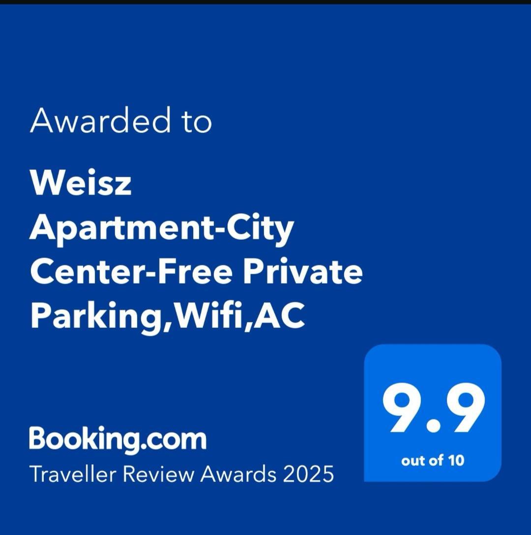Weisz Apartment-City Center-Free Private Parking,Wifi,Ac Carei Dış mekan fotoğraf